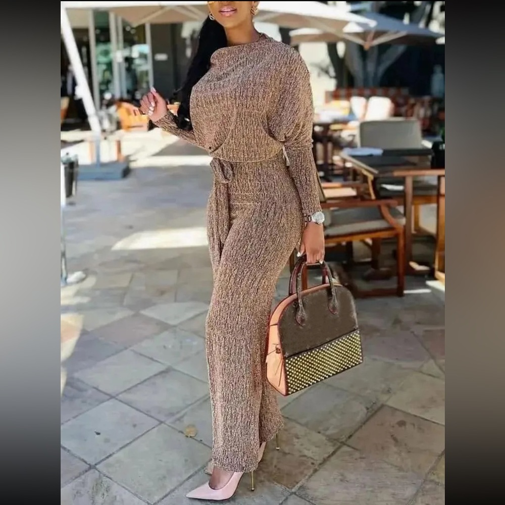 NWT STYLEWE Mauve Knit Set